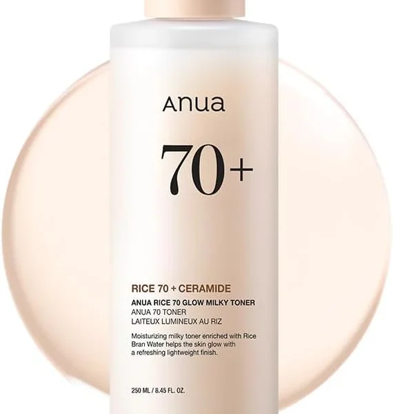 Anua 70 Toner Laiteux Lumineux Au Riz (250ml)