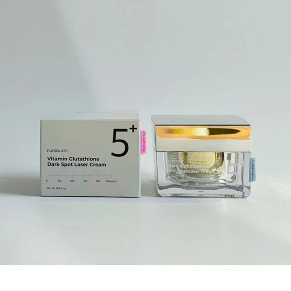 numbuzin - No.5+ Vitamin Glutathione Dark Spot Laser Cream - 50ml