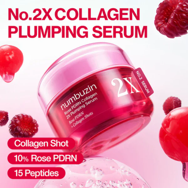 numbuzin Rose PDRN Collagen 2X Plumping Serum